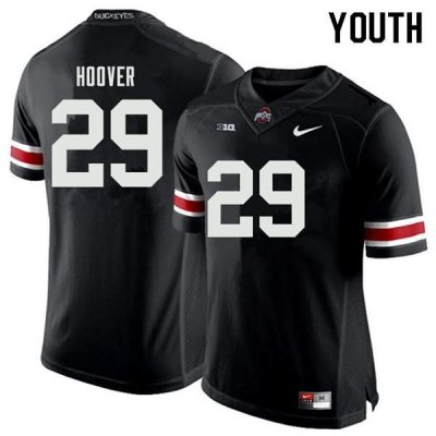 Youth Ohio State Buckeyes #29 Zach Hoover Black Nike NCAA College Football Jersey Black Friday CBP7544JR